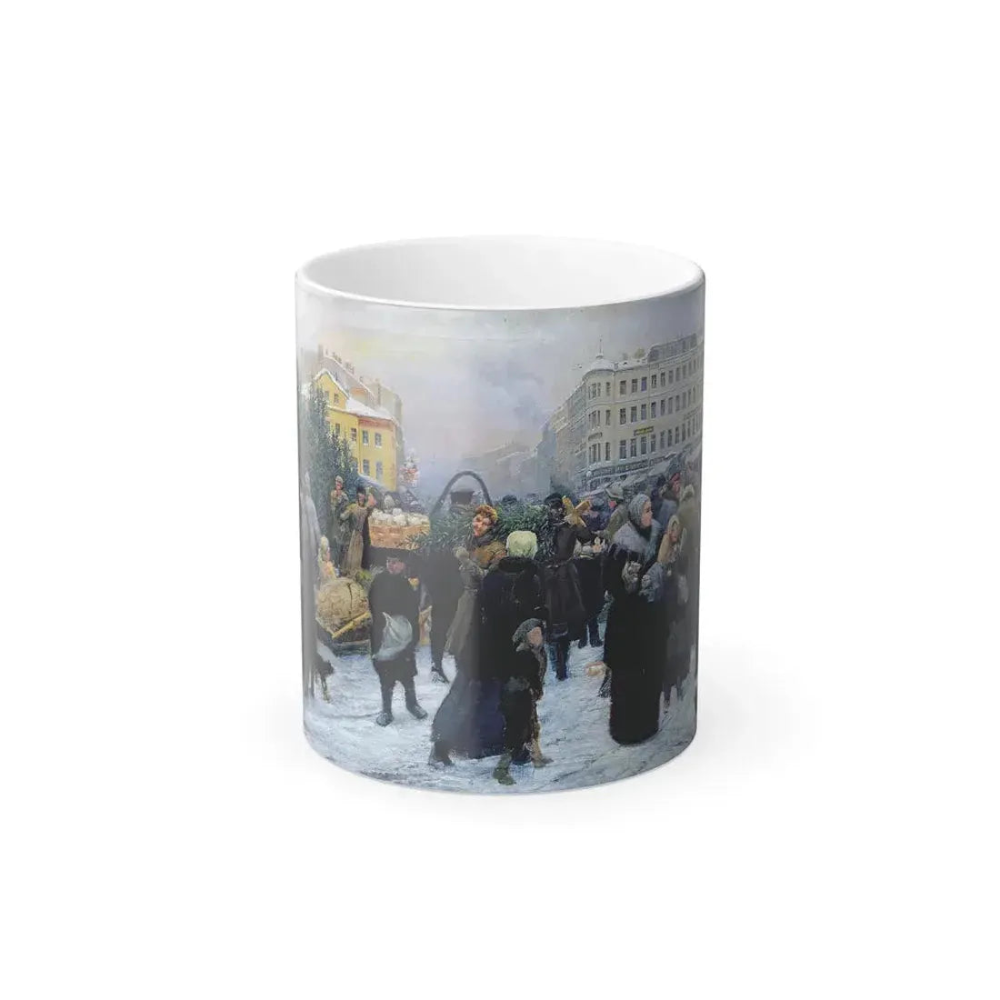 Henrich Matveevich Manizer (1847-1925) Christmas Fair - Color Changing Mug 11oz 11oz - Go Mug Yourself