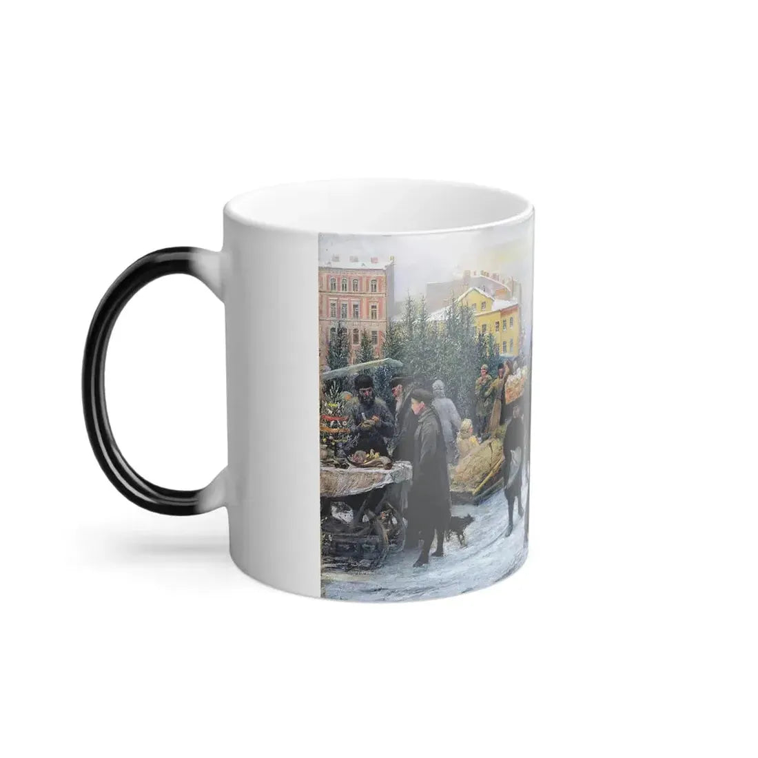 Henrich Matveevich Manizer (1847-1925) Christmas Fair - Color Changing Mug 11oz - Go Mug Yourself