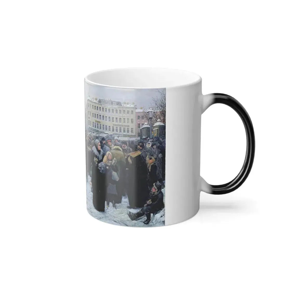 Henrich Matveevich Manizer (1847-1925) Christmas Fair - Color Changing Mug 11oz - Go Mug Yourself
