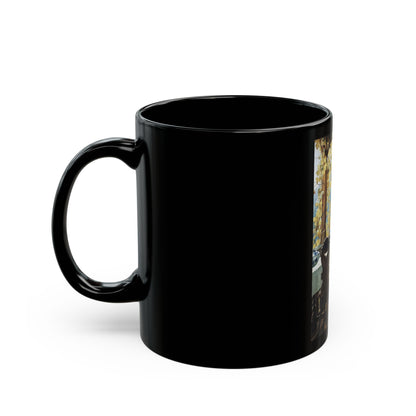 Henrik Nordenberg (1857-1928) Harvesting the Grapes - Black Coffee Mug-Go Mug Yourself