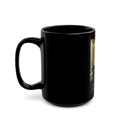 Henrik Nordenberg (1857-1928) Harvesting the Grapes - Black Coffee Mug-Go Mug Yourself