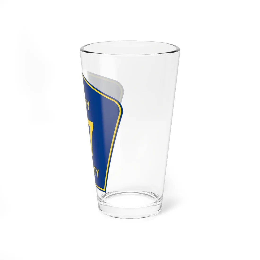 Henry County 17 (Illinois) (Road Sign) Pint Glss 16oz - Go Mug Yourself