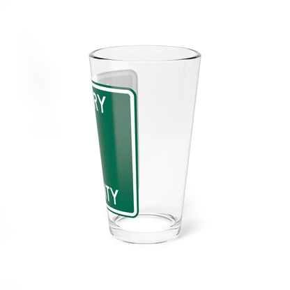 Henry County Route 1 OH (Ohio) (Road Sign) Pint Glass 16oz - Go Mug Yourself