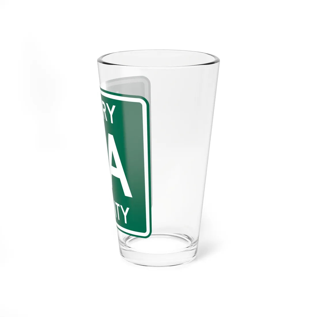 Henry County Route 3A OH (Ohio) (Road Sign) Pint Glass 16oz - Go Mug Yourself