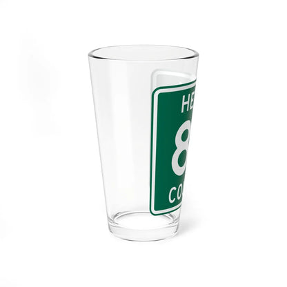 Henry County Route 8B OH (Ohio) (Road Sign) Pint Glass 16oz - Go Mug Yourself