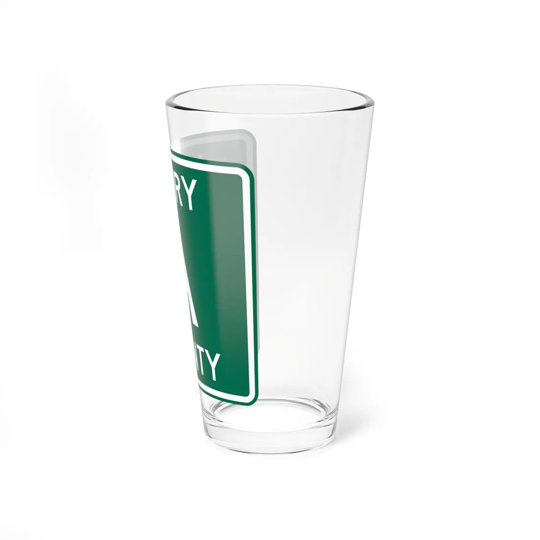Henry County Route A OH (Ohio) (Road Sign) Pint Glass 16oz - Go Mug Yourself