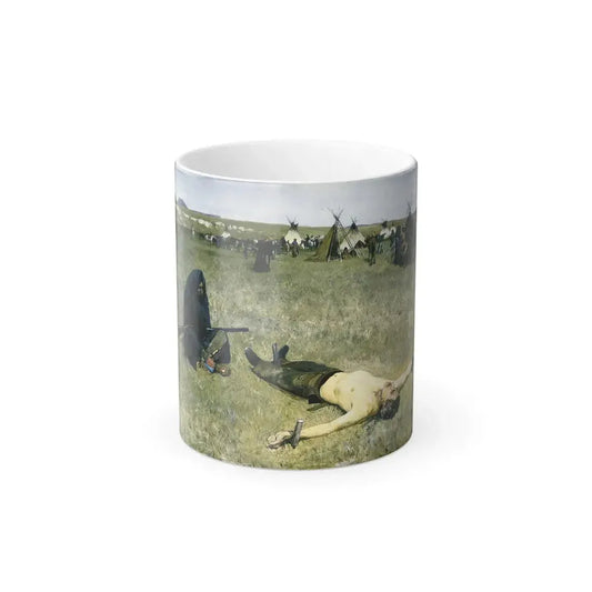 Henry Farny (1847-1916) The Captive - gouache and watercolor 1885 - Color Changing Mug 11oz 11oz - Go Mug Yourself