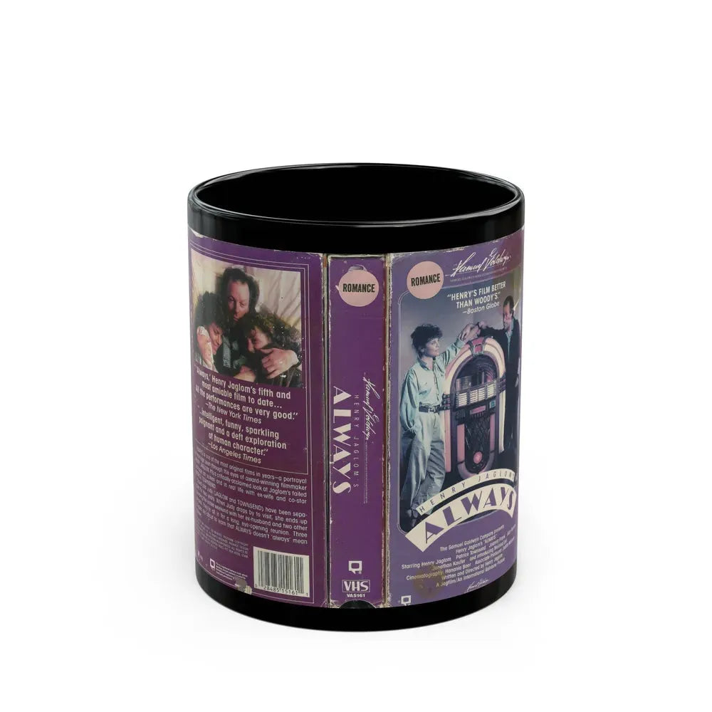 HENRY JAGLOMS ALWAYS (VHS COVER) - Black Coffee Mug 11oz - Go Mug Yourself