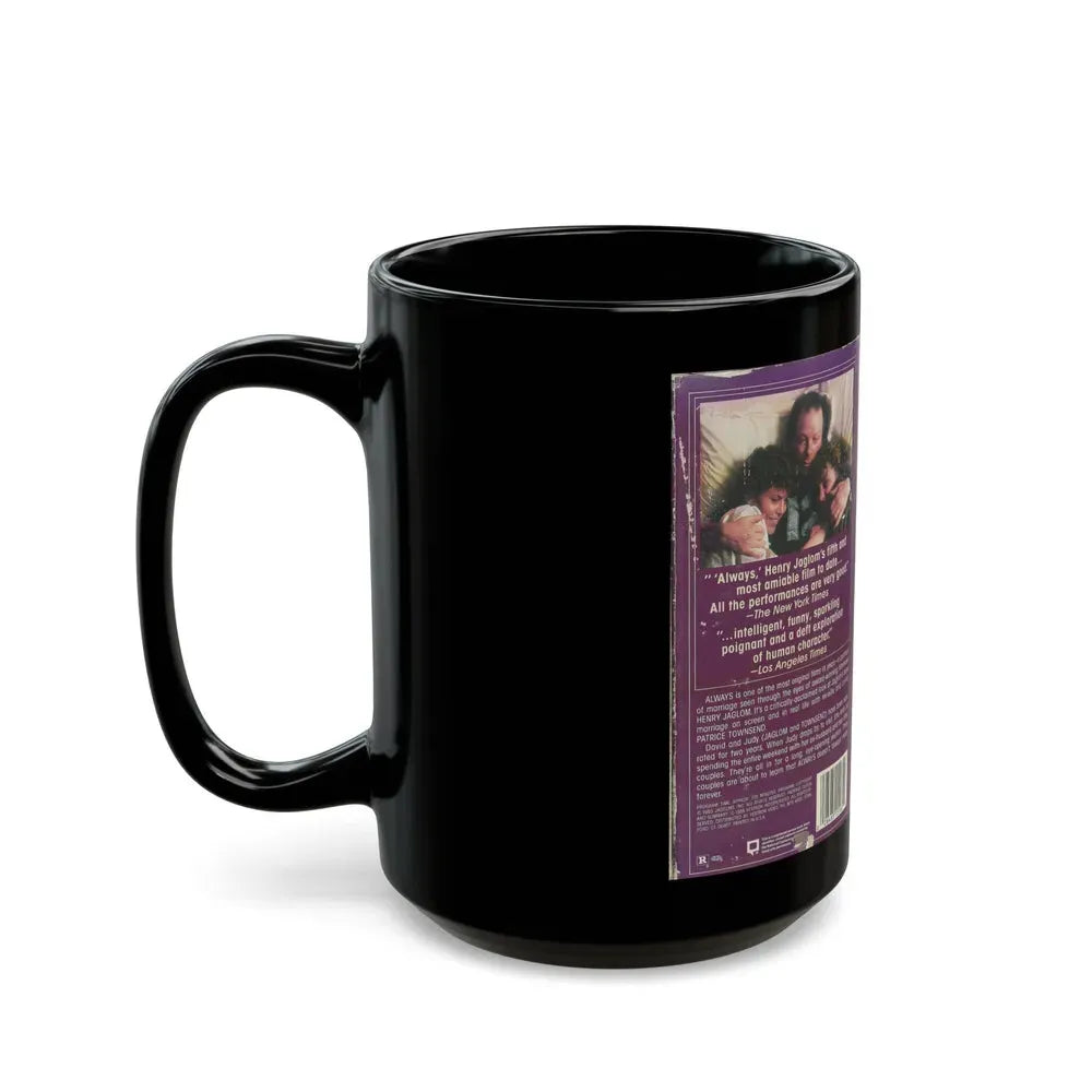 HENRY JAGLOMS ALWAYS (VHS COVER) - Black Coffee Mug - Go Mug Yourself