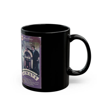 HENRY JAGLOMS ALWAYS (VHS COVER) - Black Coffee Mug-Go Mug Yourself