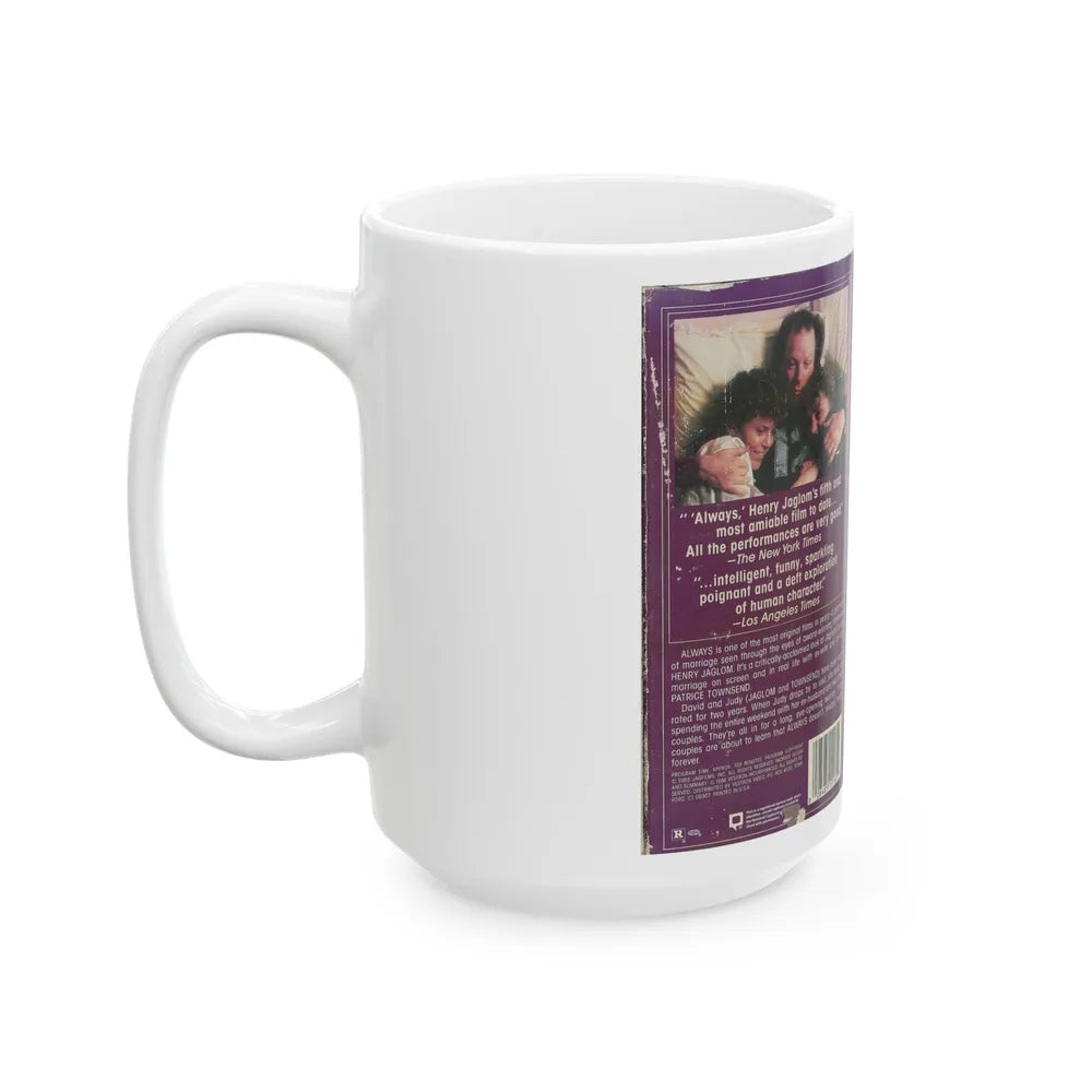 HENRY JAGLOMS ALWAYS (VHS COVER) - White Coffee Mug-Go Mug Yourself