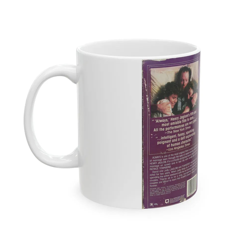 HENRY JAGLOMS ALWAYS (VHS COVER) - White Coffee Mug-Go Mug Yourself