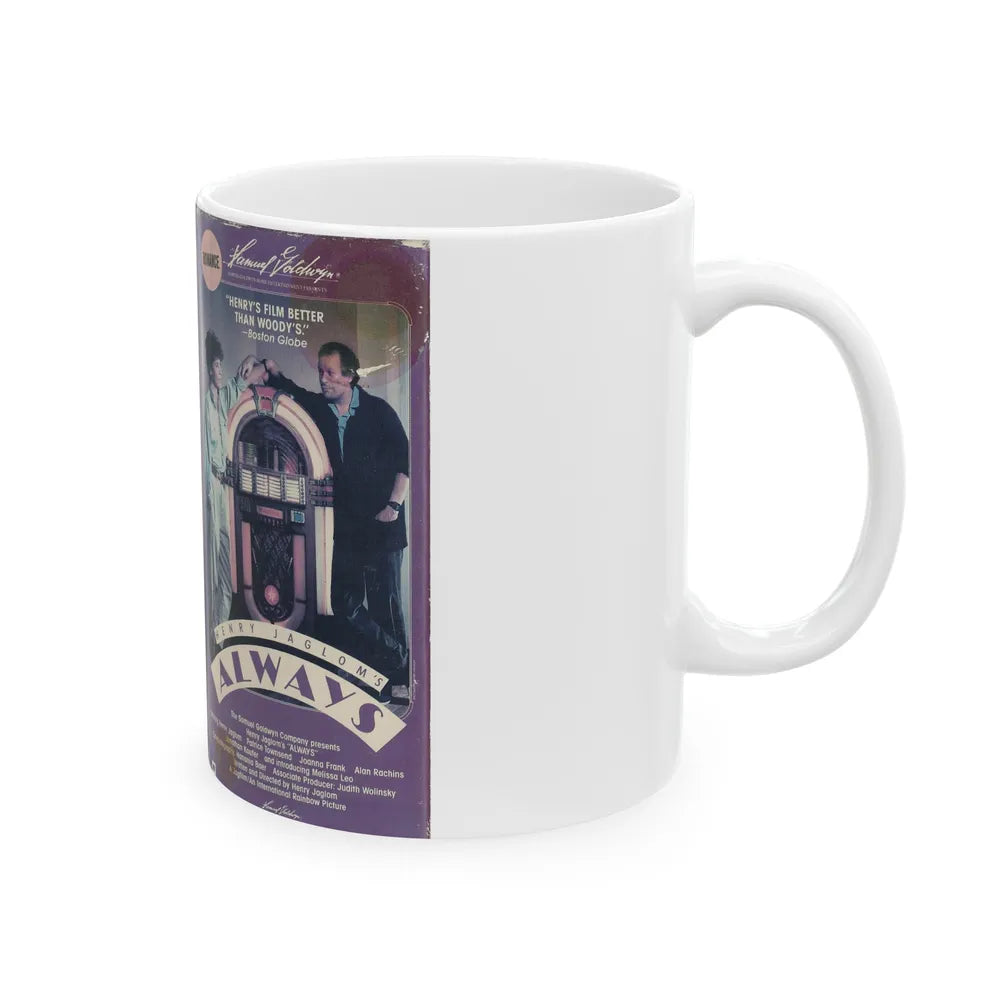 HENRY JAGLOMS ALWAYS (VHS COVER) - White Coffee Mug-Go Mug Yourself