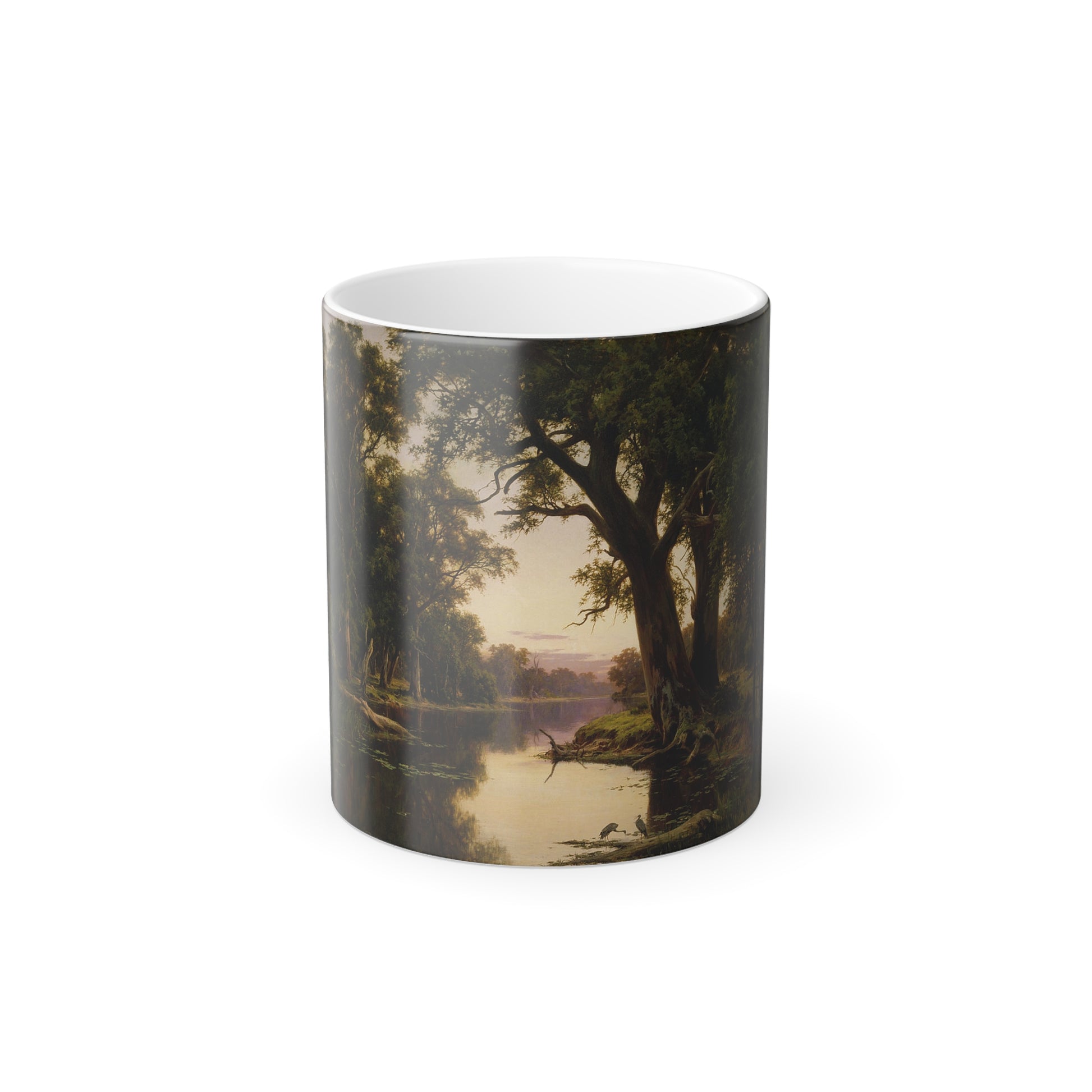 Henry James Johnstone (1835-1907) A billabong of the Goulburn, Victoria - Color Changing Mug 11oz-11oz-Go Mug Yourself