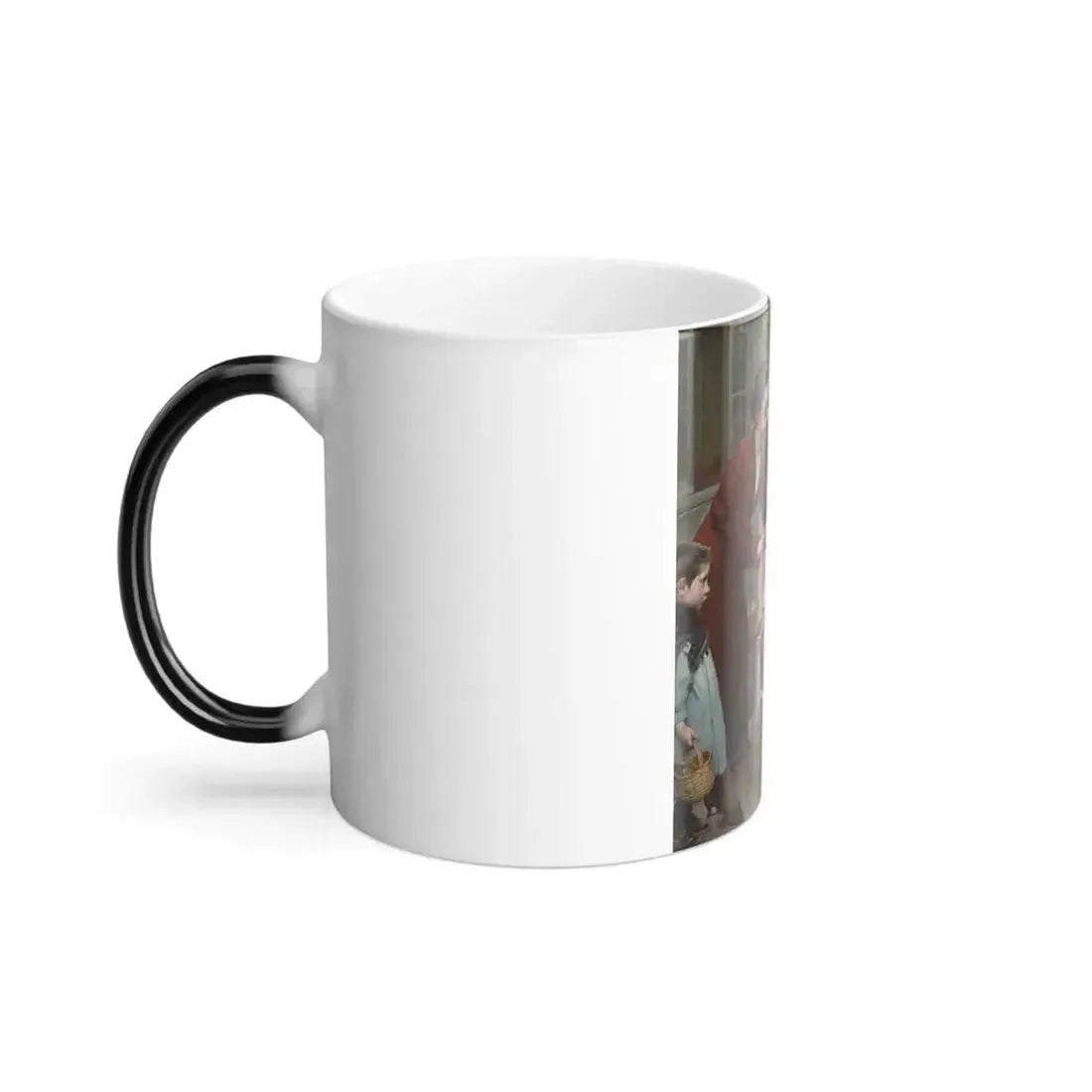 Henry Jules Jean Geoffroy (1853-1924) The Teacher's Touch - Oil on Canvas - Color Changing Mug 11oz - Go Mug Yourself