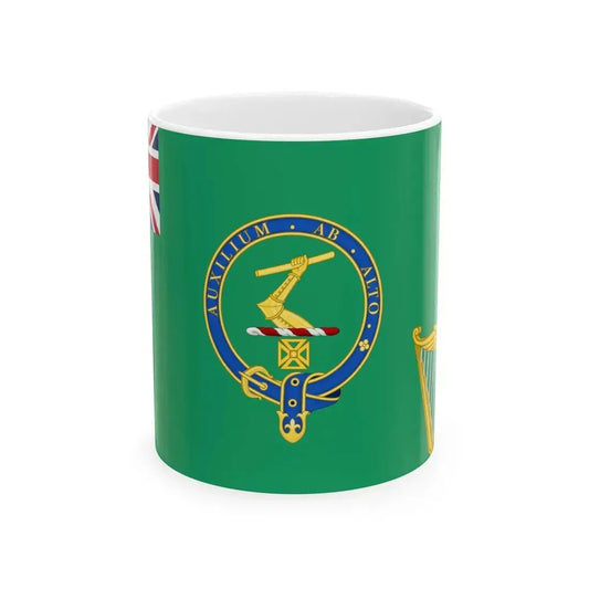 Henry Kelletts sledge flag (Ireland) White Coffee Mug 11oz - Go Mug Yourself