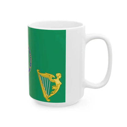 Henry Kelletts sledge flag (Ireland) White Coffee Mug - Go Mug Yourself
