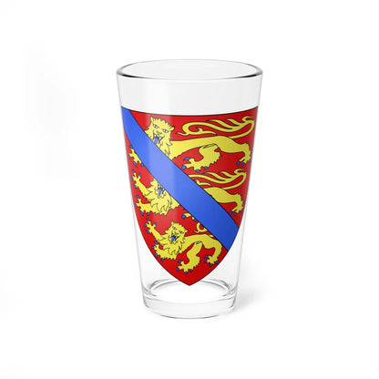 Henry of Leceister Arms (England) (Coat of Arms) Pint Glass 16oz 16oz - Go Mug Yourself