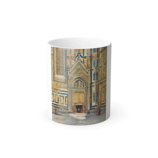 Henry Roderick Newman (1833-1918) Porta Dei Canonici, Duomo, Florence - Watercolor on Paper 1879 - Color Changing Mug 11oz 11oz - Go Mug Yourself
