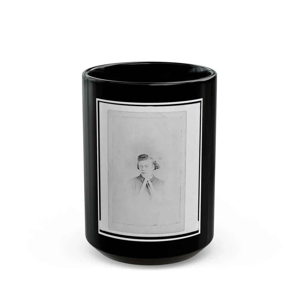 Henry Stein, Head-And-Shoulders Portrait, Facing Front (U.S. Civil War) Black Coffee Mug-15oz-Go Mug Yourself