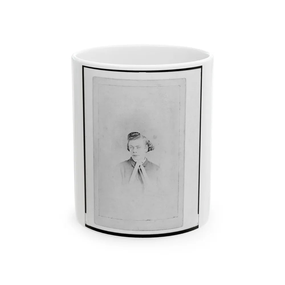 Henry Stein, Head-And-Shoulders Portrait, Facing Front (U.S. Civil War) White Coffee Mug-11oz-Go Mug Yourself