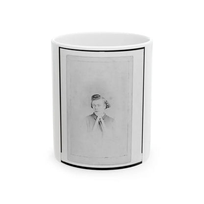 Henry Stein, Head-And-Shoulders Portrait, Facing Front (U.S. Civil War) White Coffee Mug-11oz-Go Mug Yourself