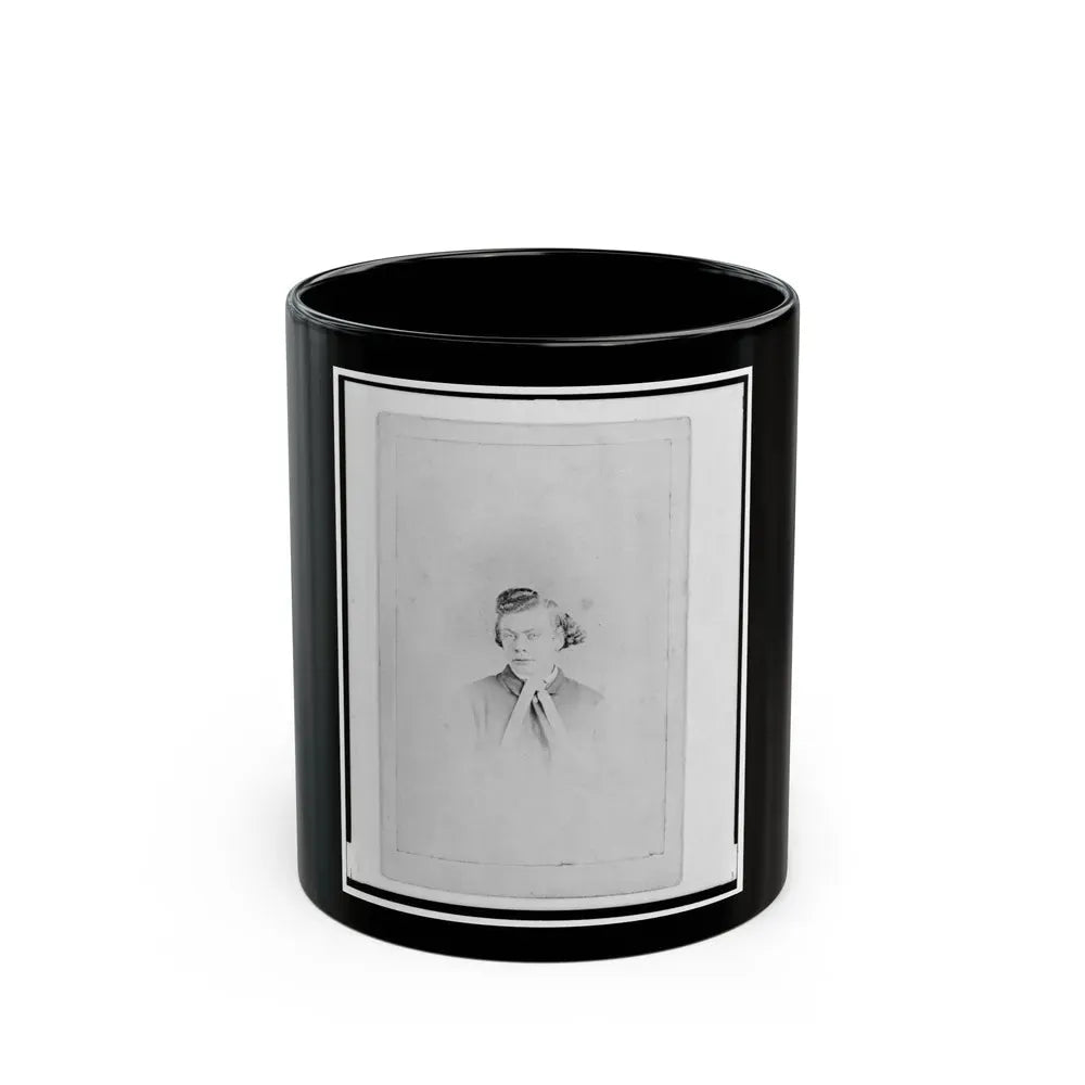Henry Stein, Head-And-Shoulders Portrait, Facing Front (U.S. Civil War) Black Coffee Mug 11oz - Go Mug Yourself