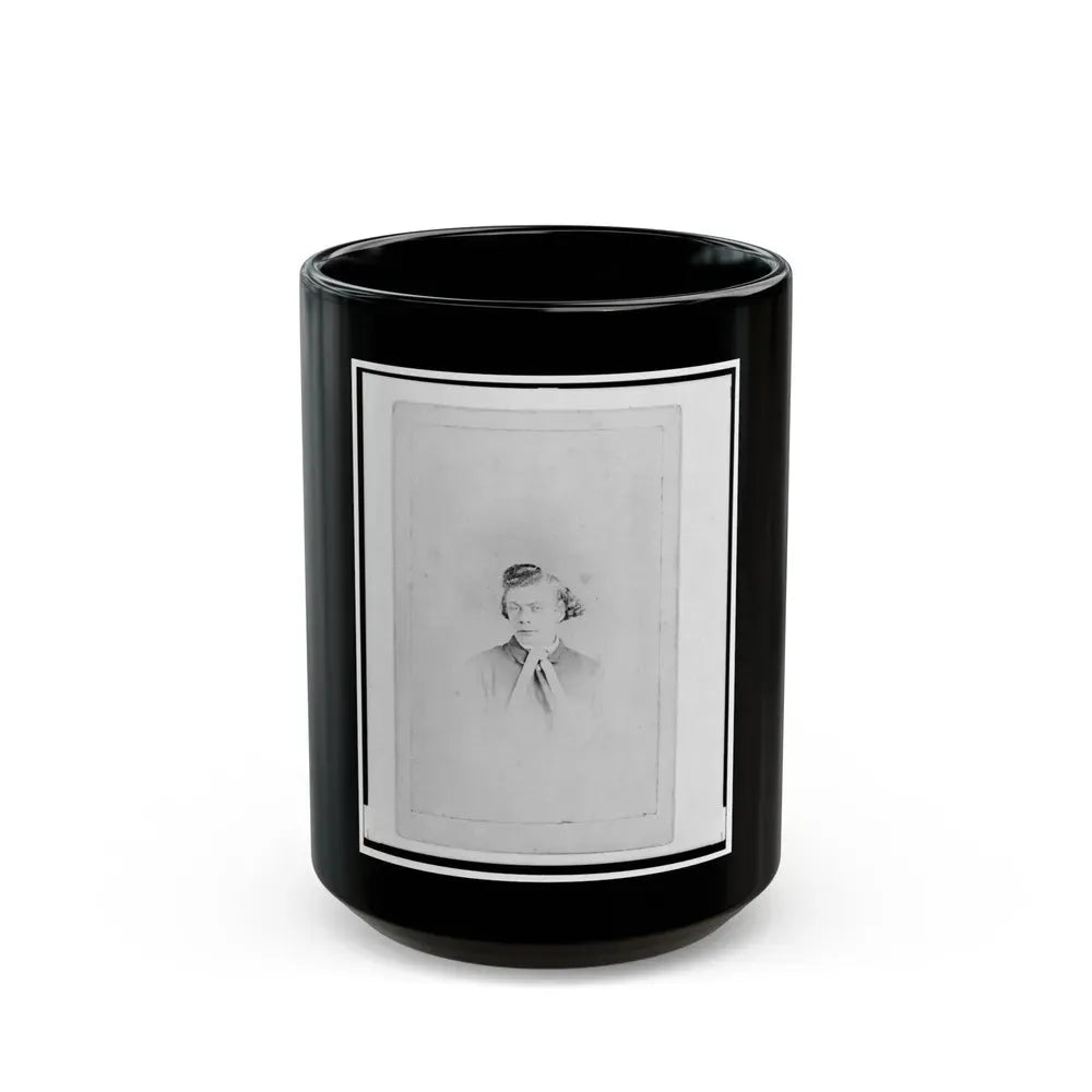 Henry Stein, Head-And-Shoulders Portrait, Facing Front (U.S. Civil War) Black Coffee Mug 15oz - Go Mug Yourself