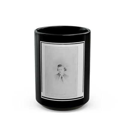Henry Stein, Head-And-Shoulders Portrait, Facing Front (U.S. Civil War) Black Coffee Mug 15oz - Go Mug Yourself
