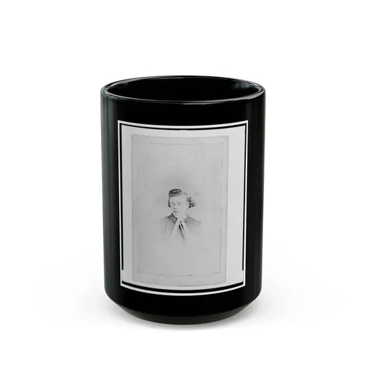 Henry Stein, Head-And-Shoulders Portrait, Facing Front (U.S. Civil War) Black Coffee Mug 15oz - Go Mug Yourself