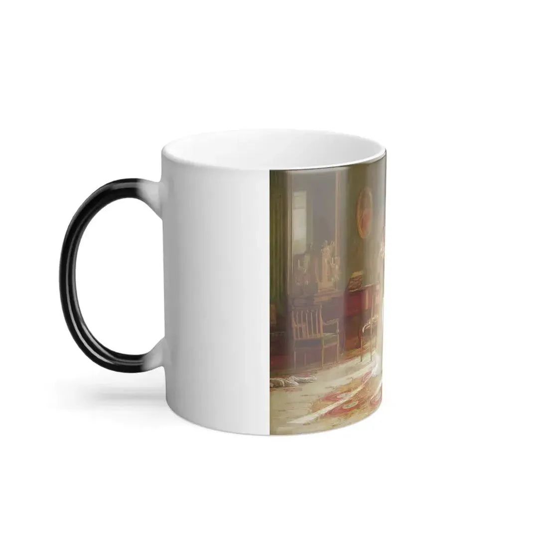 Henry Tanworth Wells (1828-1903) Victoria Regina%3a Queen Victoria receiving the news of her Accession --0 - Color Changing Mug 11oz - Go Mug Yourself