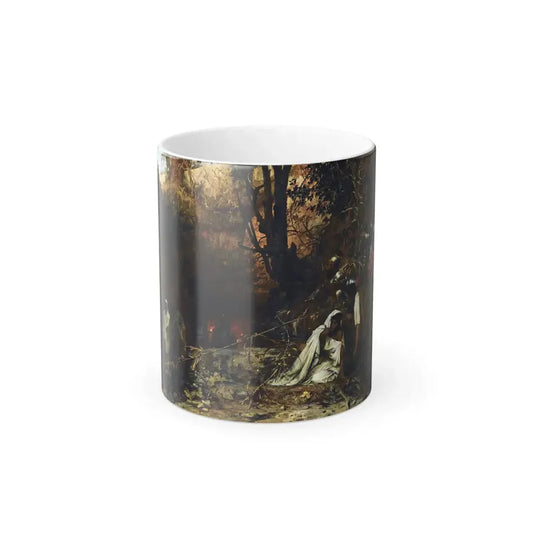 Henryk Siemiradzki (1843-1902) Persecutors of Christians at the entrance to the catacombs - 1874 - Color Changing Mug 11oz 11oz - Go Mug Yourself