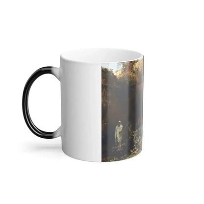 Henryk Siemiradzki (1843-1902) Persecutors of Christians at the entrance to the catacombs - 1874 - Color Changing Mug 11oz - Go Mug Yourself