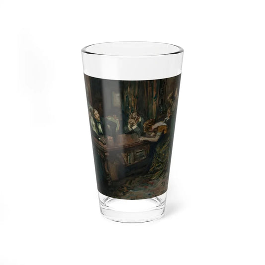 Her Audience of Judges, The Hollow of Her Hand interior book illustration, 1912 - Pint Glass 16oz-16oz-Go Mug Yourself