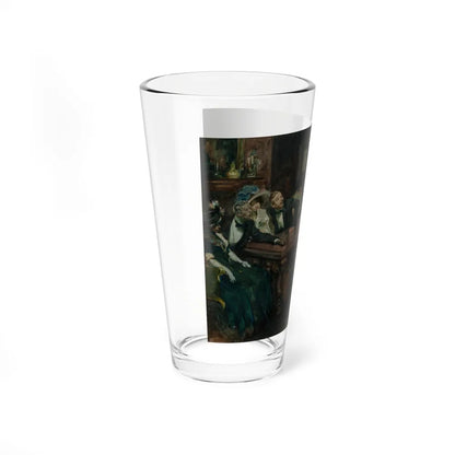 Her Audience of Judges, The Hollow of Her Hand interior book illustration, 1912 - Pint Glass 16oz-Go Mug Yourself