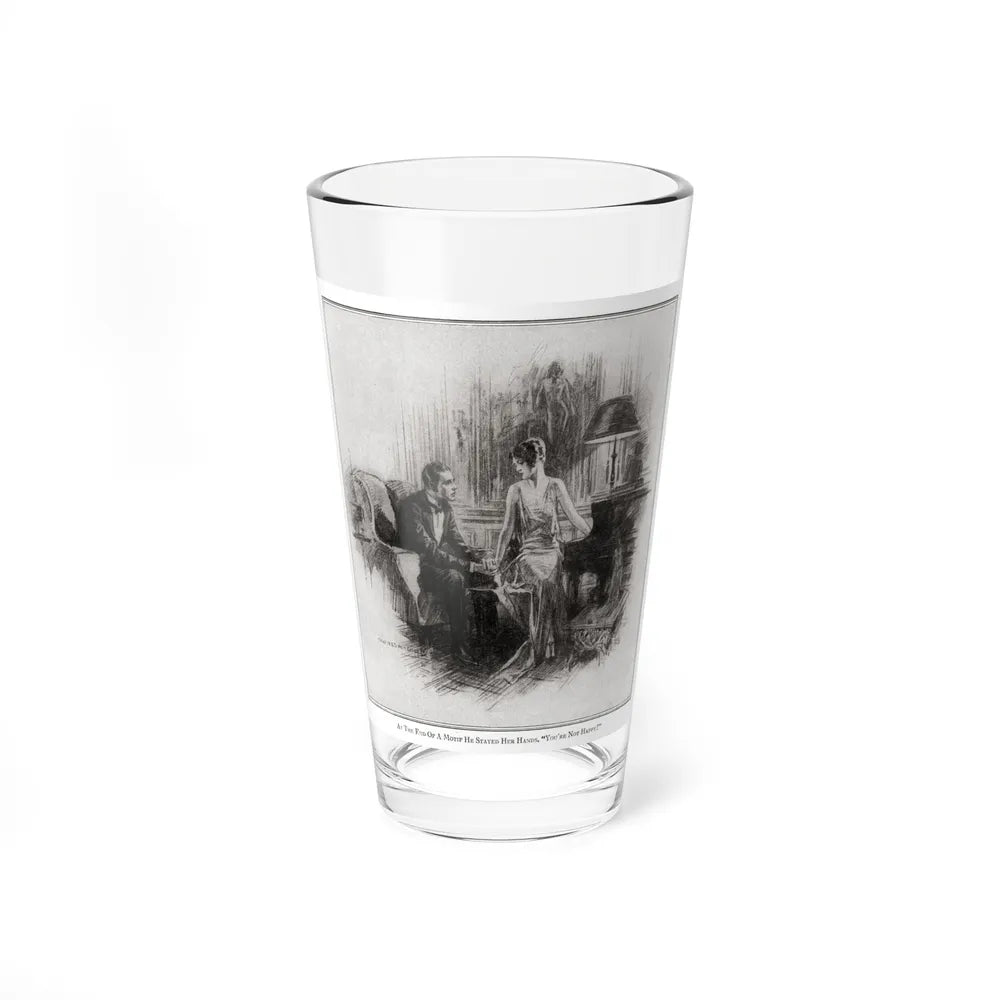 Her Back To The Wall, McCalls magazine, August 1926 - Pint Glass 16oz-16oz-Go Mug Yourself