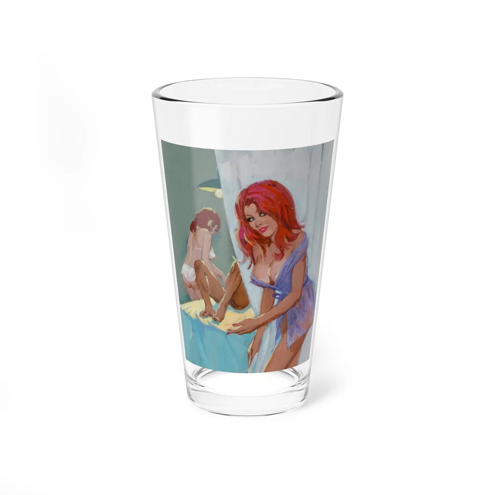 Her Mother's Massage Parlor, Greenleaf paperback cover, 1971 - Pint Glass 16oz-16oz-Go Mug Yourself