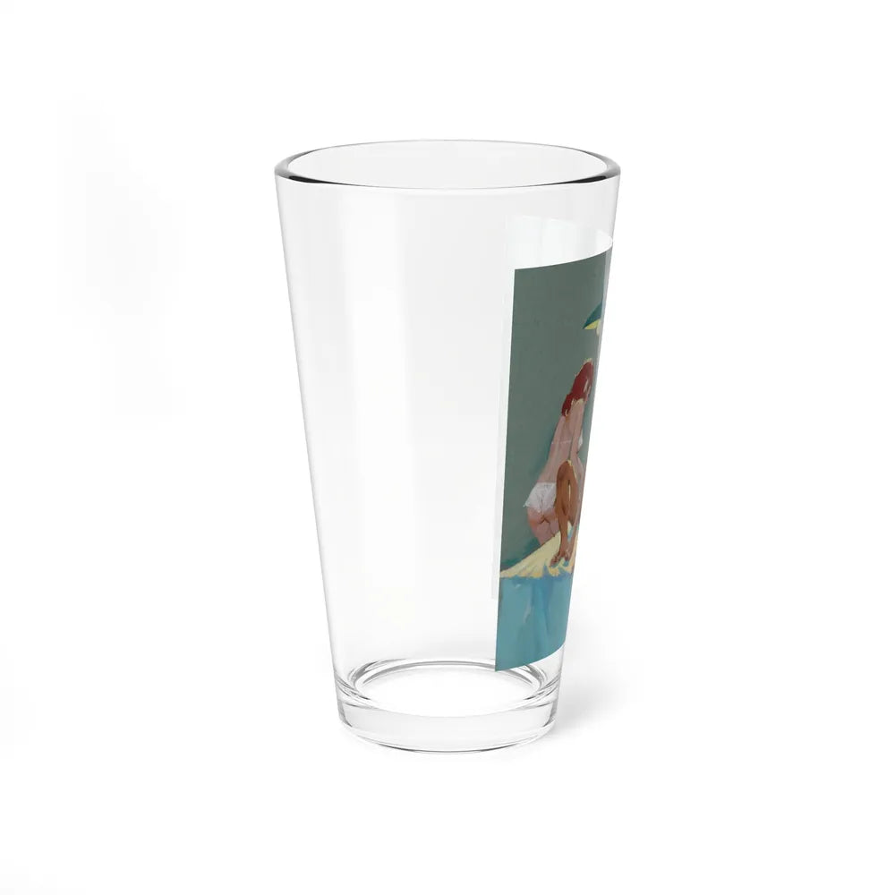 Her Mother's Massage Parlor, Greenleaf paperback cover, 1971 - Pint Glass 16oz-Go Mug Yourself