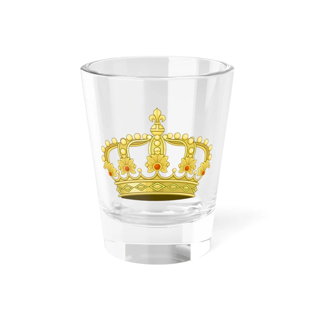 Heraldic Coronet of Princes and Princesses of the Two Sicilies (Italy) (Coat of Arms) Shot Glass 1.5oz 1.5oz - Go Mug Yourself