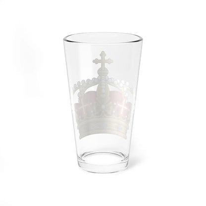 Heraldic Royal Crown of Italy (Italy) (Coat of Arms) Pint Glass 16oz - Go Mug Yourself