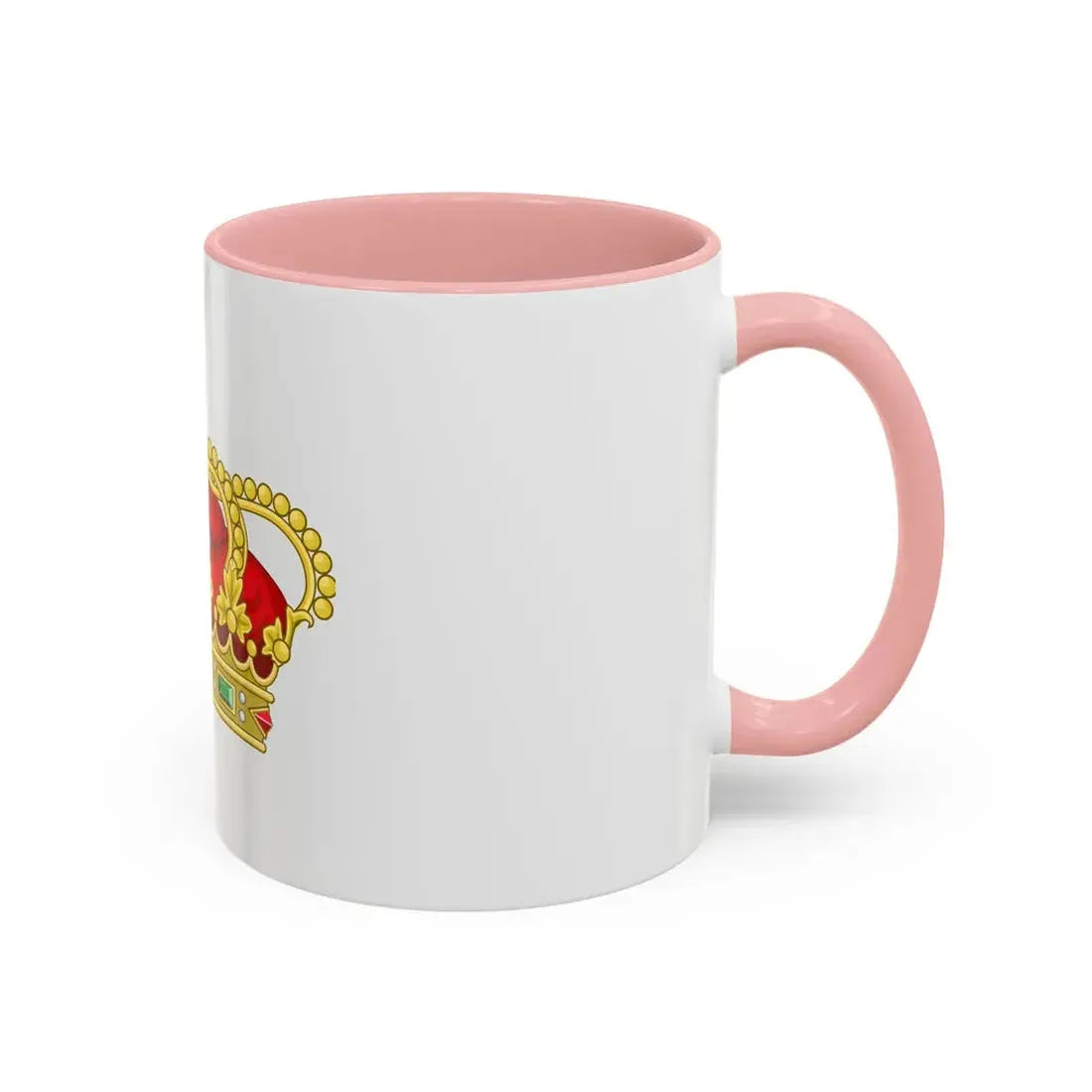 Heraldic Royal Crown of Portugal - Eight Arches - Accent Coffee Mug - Go Mug Yourself