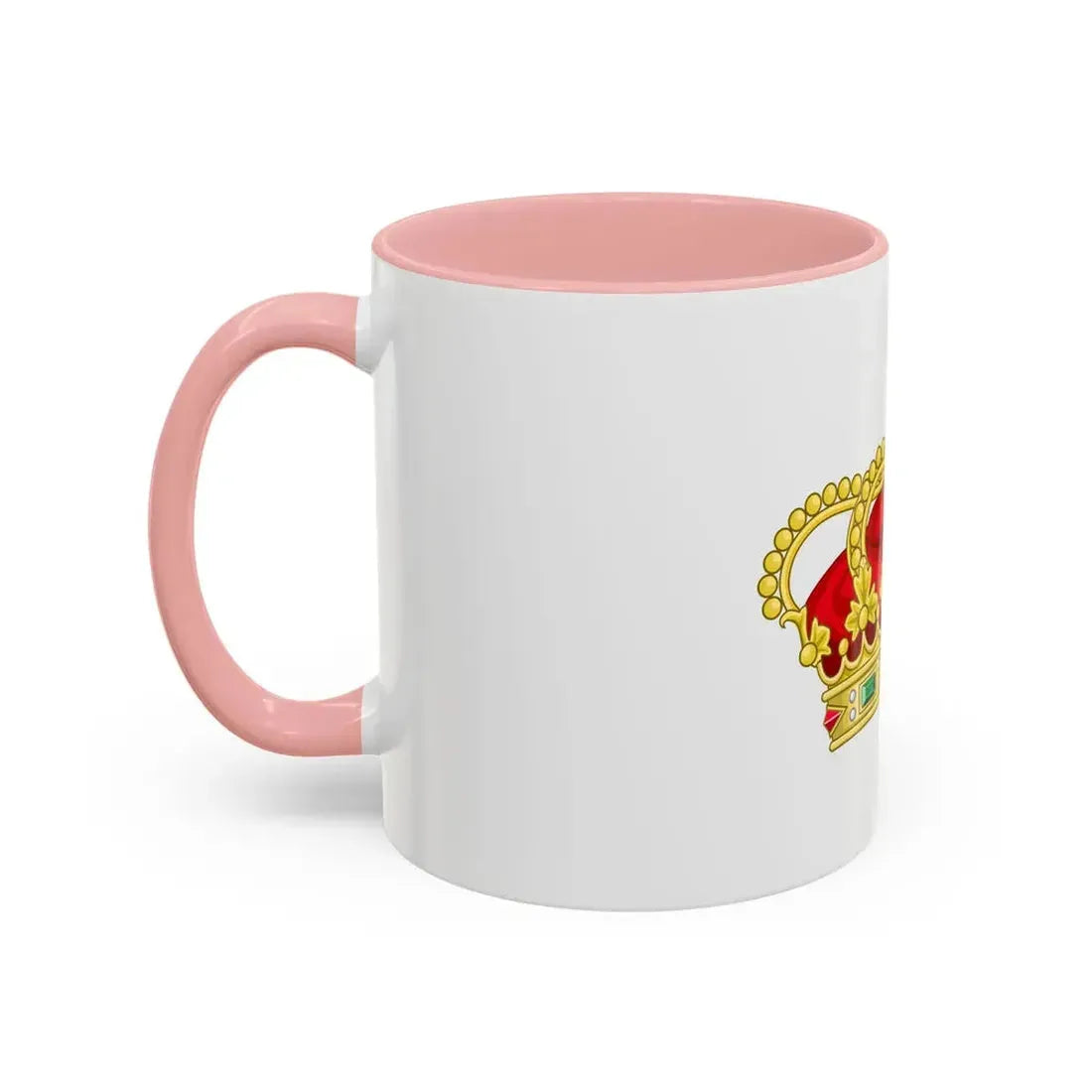Heraldic Royal Crown of Portugal - Eight Arches - Accent Coffee Mug - Go Mug Yourself