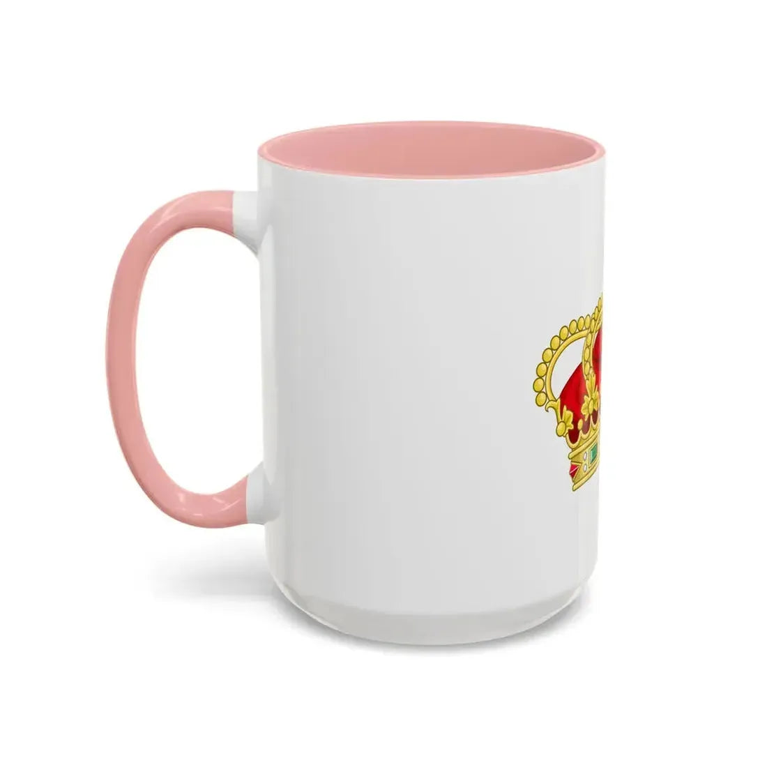 Heraldic Royal Crown of Portugal - Eight Arches - Accent Coffee Mug - Go Mug Yourself