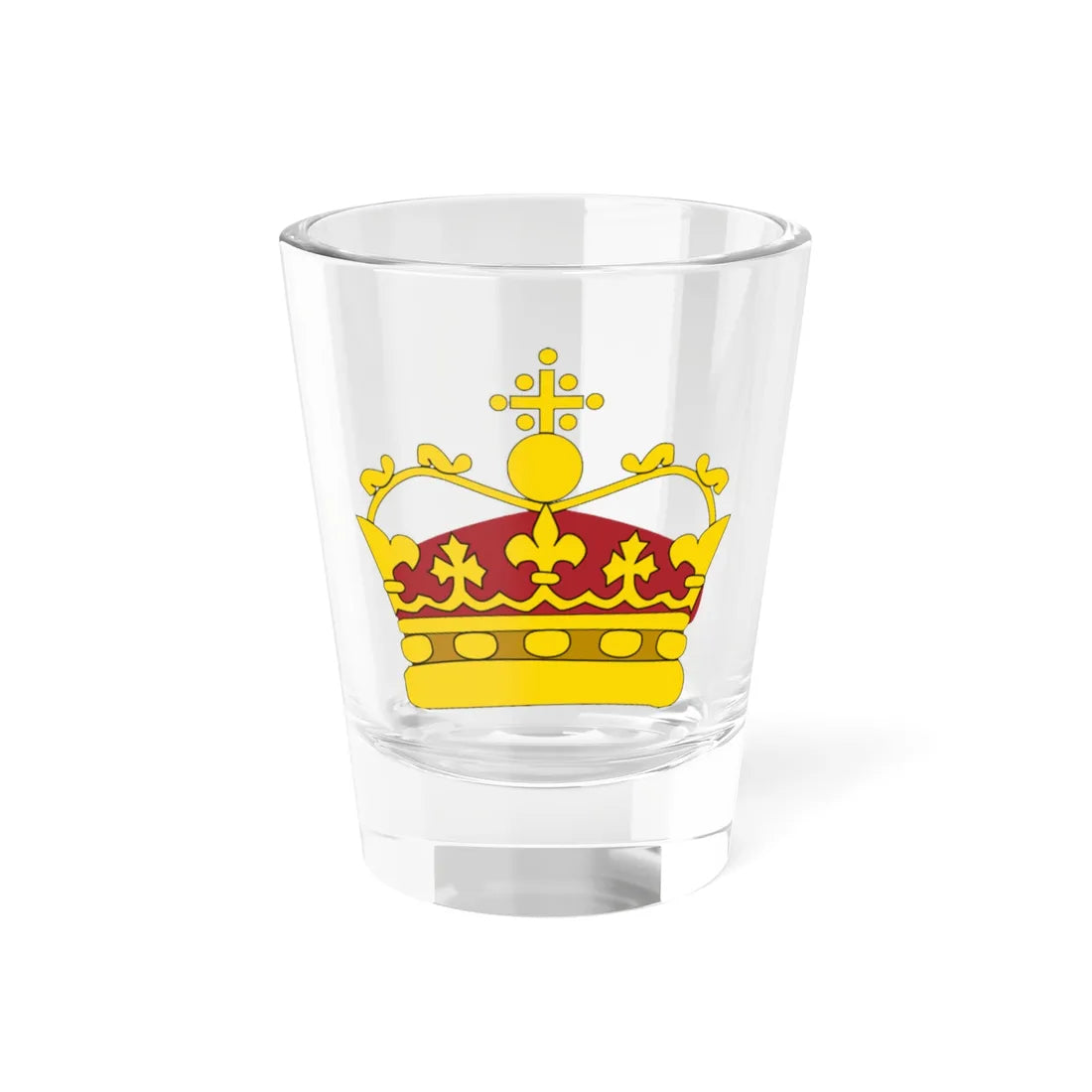 Heraldic Royal Crown of Scotland (United Kingdom) (Coat of Arms) Shot Glass 1.5oz 1.5oz - Go Mug Yourself