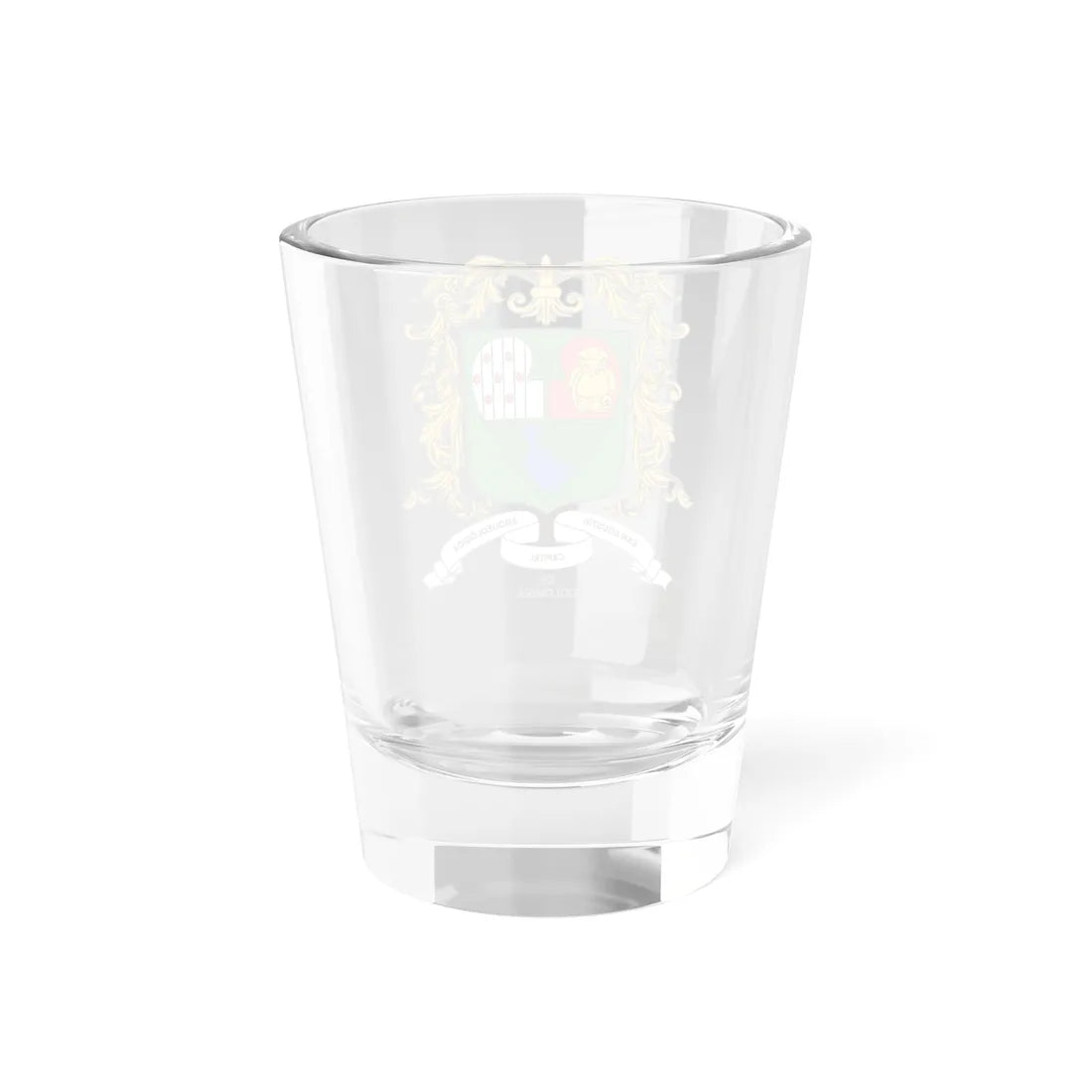 Heraldica Escudo de San Agustin Huila (Colombia) (Coat of Arms) Shot Glass 1.5oz - Go Mug Yourself
