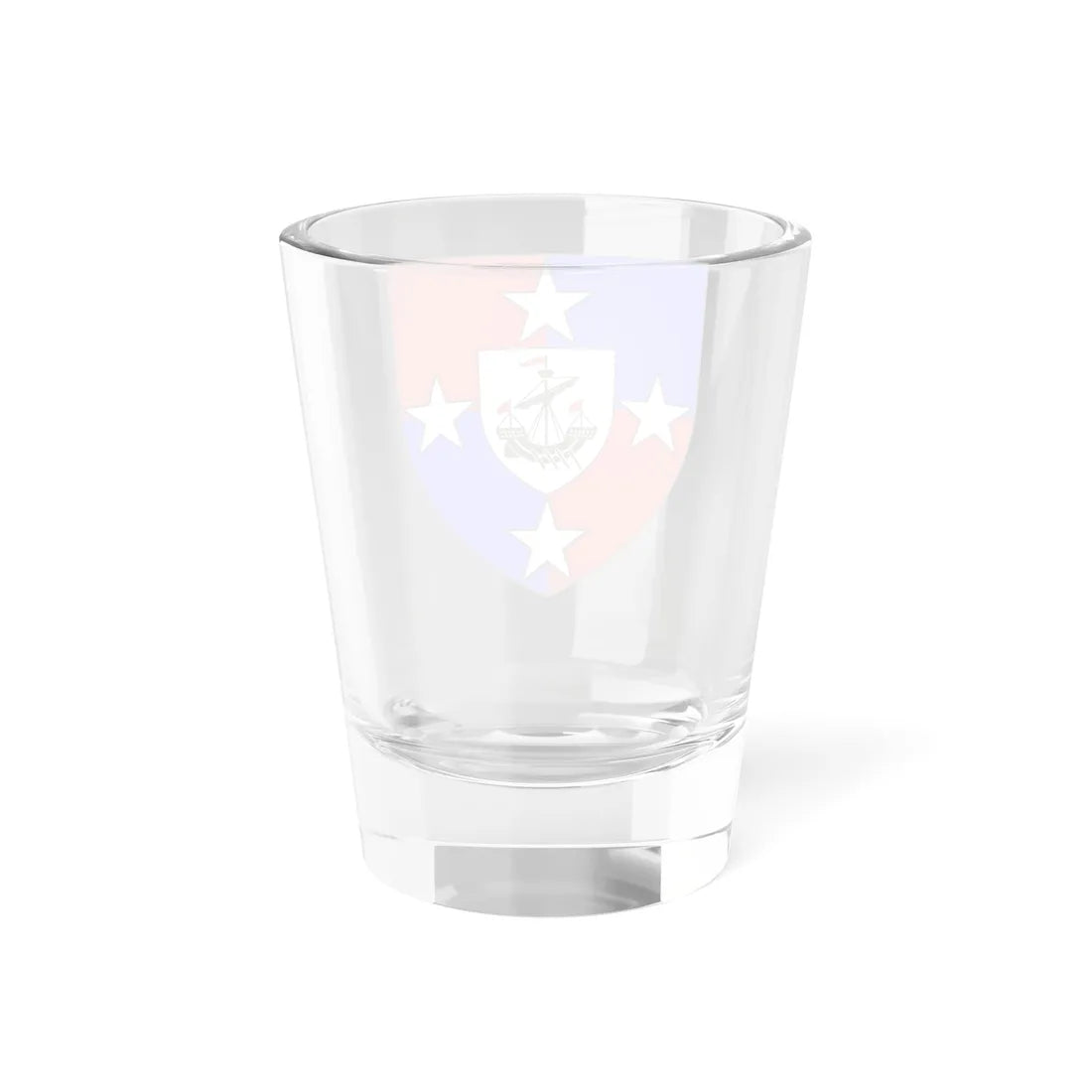 Heraldry Society of New Zealand Arms (New Zealand) (Coat of Arms) Shot Glass 1.5oz - Go Mug Yourself