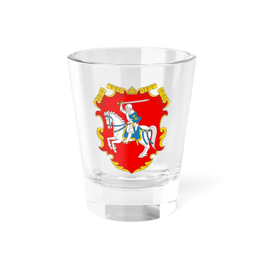 Herb Lytwa Alex K (Lithuania) (Coat of Arms) Shot Glass 1.5oz 1.5oz - Go Mug Yourself