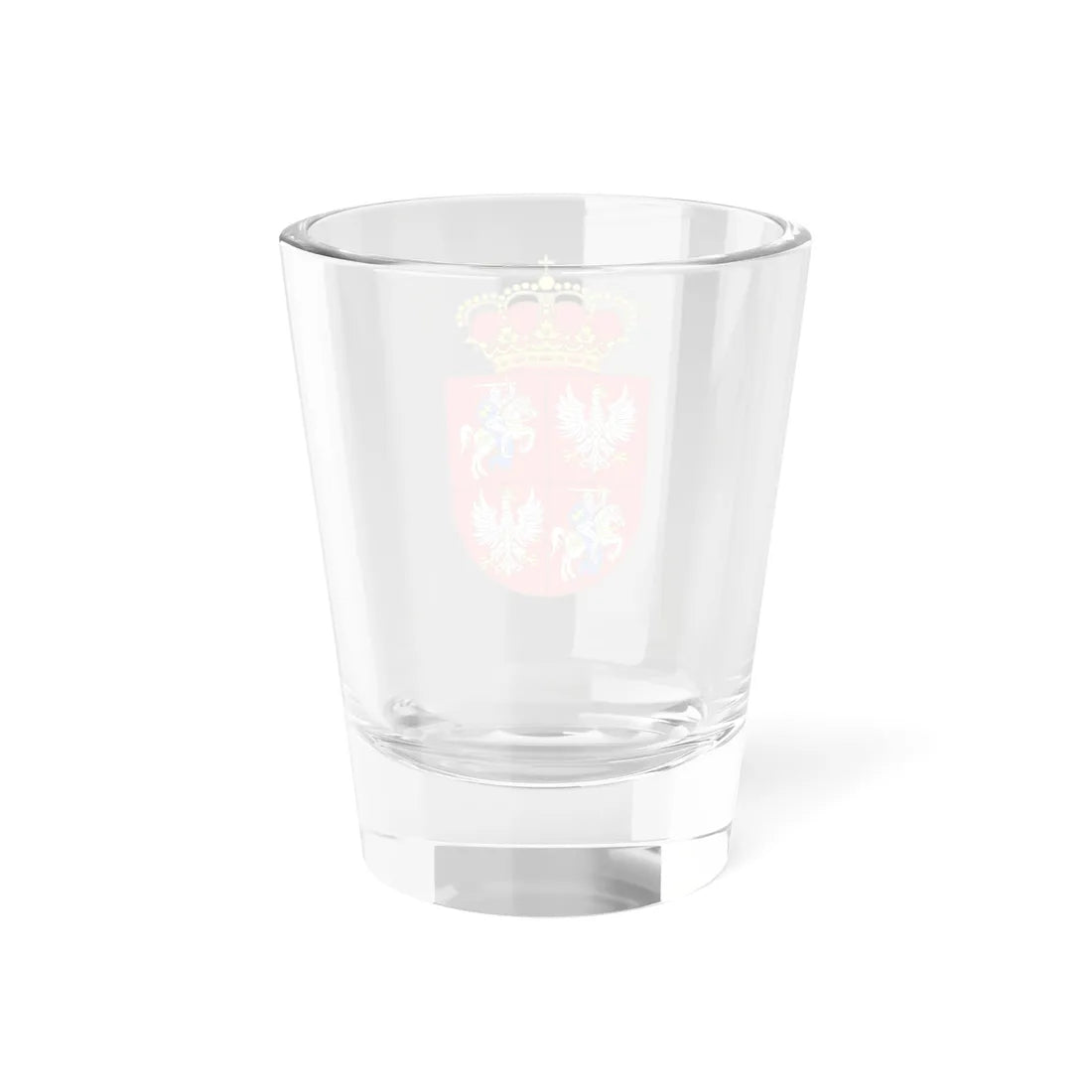 Herb Rzeczypospolitej Obojga Narodow (Lithuania) (Coat of Arms) Shot Glass 1.5oz - Go Mug Yourself
