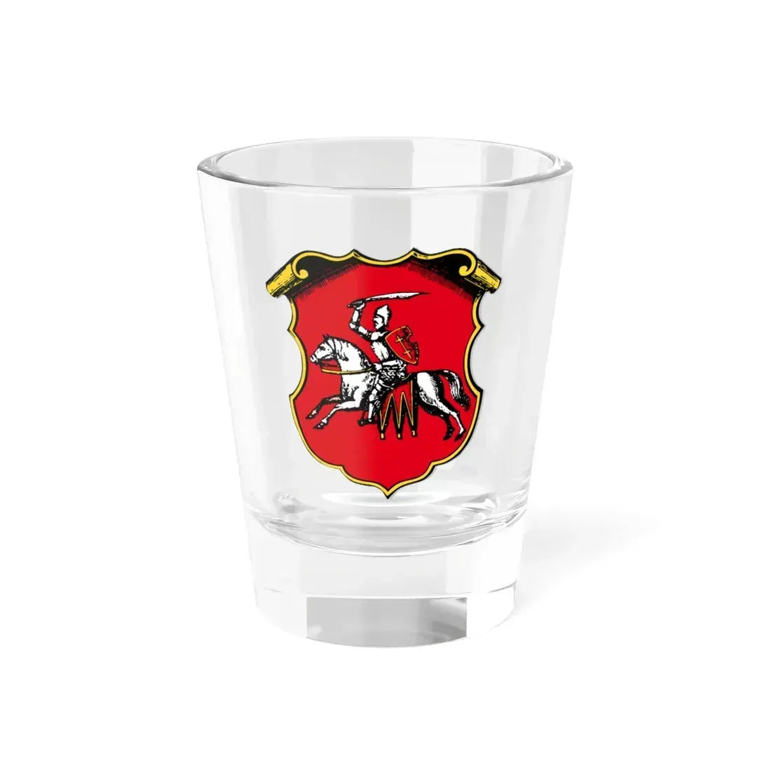 Herbarz Kaspra Niesieckiego Минское (Belarus) (Coat of Arms) Shot Glass 1.5oz 1.5oz - Go Mug Yourself