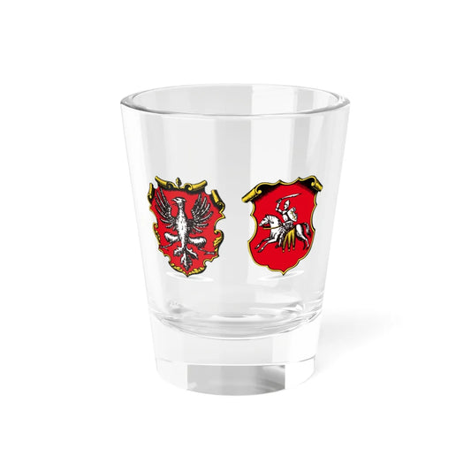 Herbarz Kaspra Niesieckiego Подляшское (Lithuania) (Coat of Arms) Shot Glass 1.5oz 1.5oz - Go Mug Yourself